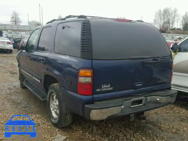 2001 CHEVROLET TAHOE K150 1GNEK13T41J295280 image 2