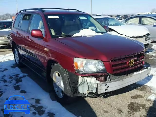 2004 TOYOTA HIGHLANDER JTEDP21AX40023786 зображення 0