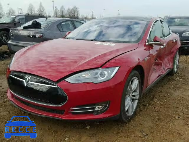 2014 TESLA MODEL S 5YJSA1H17EFP52697 image 1