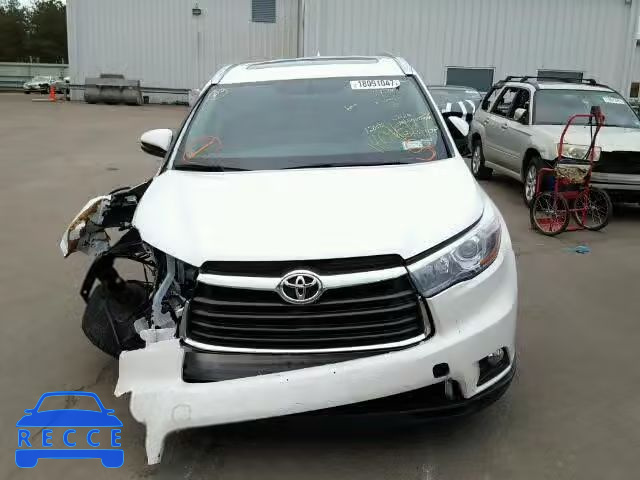 2016 TOYOTA HIGHLANDER 5TDJKRFH1GS230119 зображення 8