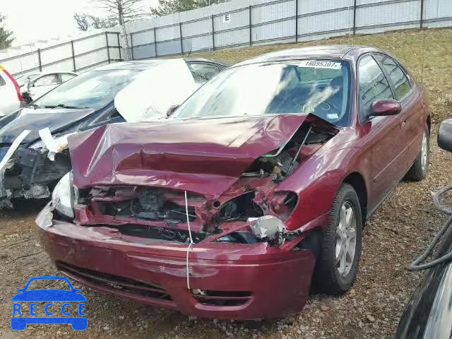 2007 FORD TAURUS SEL 1FAFP56U07A184072 зображення 1