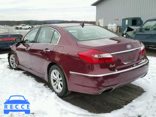 2013 HYUNDAI GENESIS KMHGC4DD9DU232410 image 2