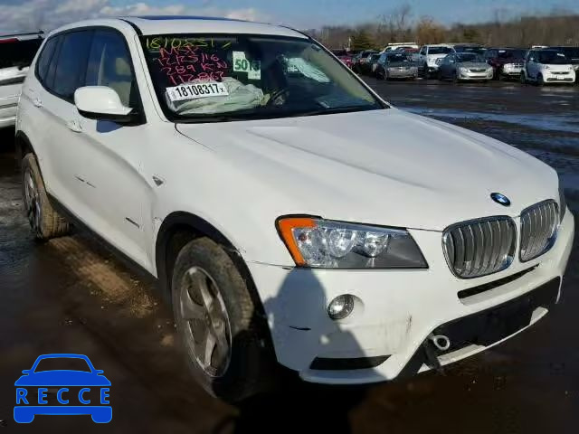 2011 BMW X3 XDRIVE2 5UXWX5C51BL712902 зображення 0