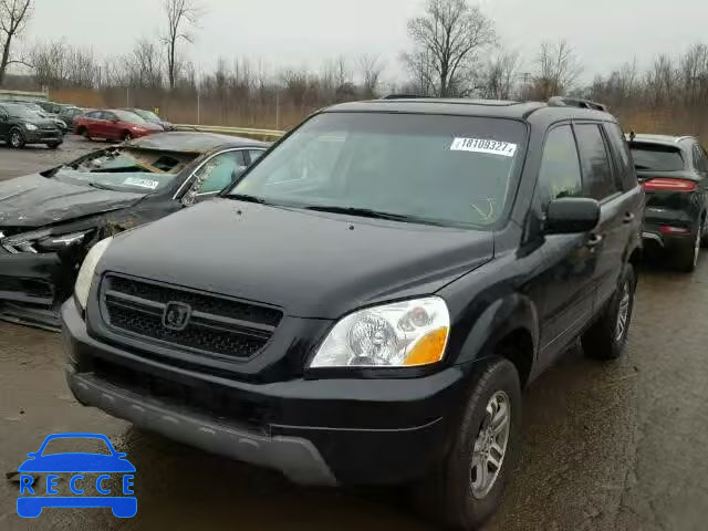 2004 HONDA PILOT EXL 2HKYF18664H550814 image 1