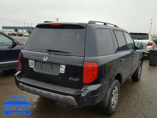 2004 HONDA PILOT EXL 2HKYF18664H550814 Bild 3