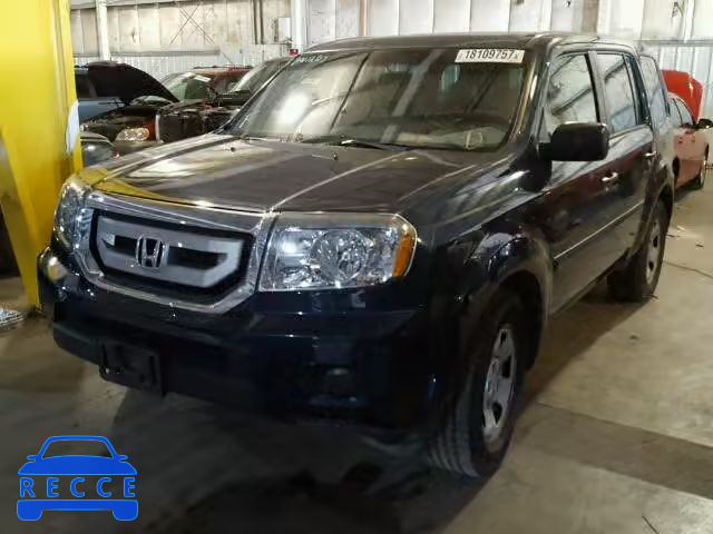 2010 HONDA PILOT LX 5FNYF4H21AB016774 image 1