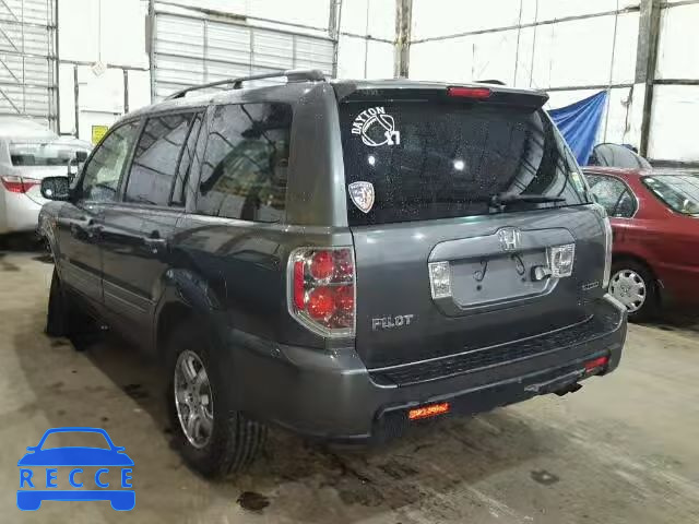 2007 HONDA PILOT EXL 2HKYF18757H521818 image 2