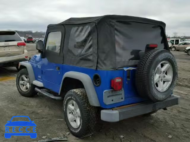 2003 JEEP WRANGLER X 1J4FA39S73P301478 Bild 2