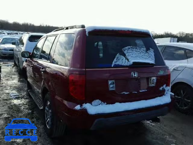 2004 HONDA PILOT EXL 2HKYF18504H616992 image 2