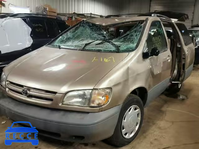 2000 TOYOTA SIENNA LE/ 4T3ZF13C3YU307414 зображення 1