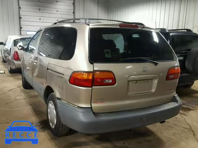 2000 TOYOTA SIENNA LE/ 4T3ZF13C3YU307414 зображення 2