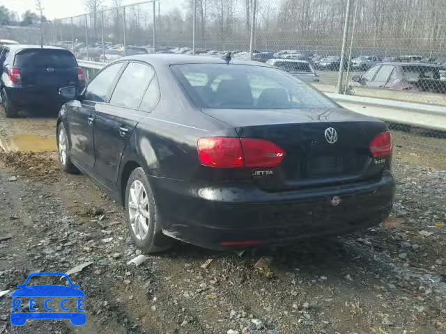 2012 VOLKSWAGEN JETTA SE 3VWDP7AJ3CM411565 image 2