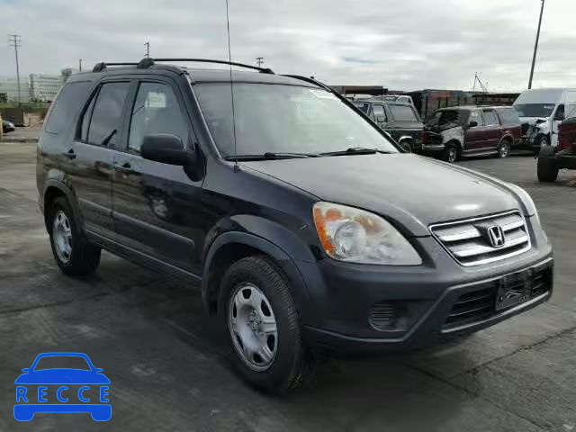 2006 HONDA CR-V LX JHLRD68576C006175 зображення 0