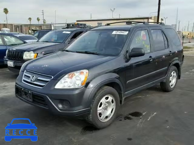 2006 HONDA CR-V LX JHLRD68576C006175 зображення 1