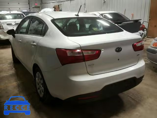 2013 KIA RIO LX KNADM4A34D6283489 image 2