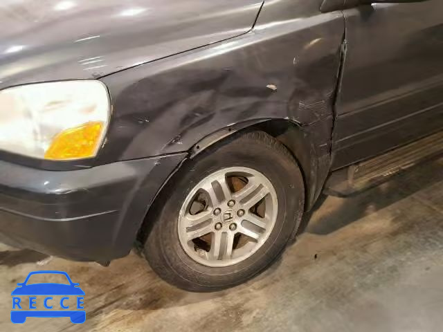 2003 HONDA PILOT EXL 2HKYF18573H518184 image 9