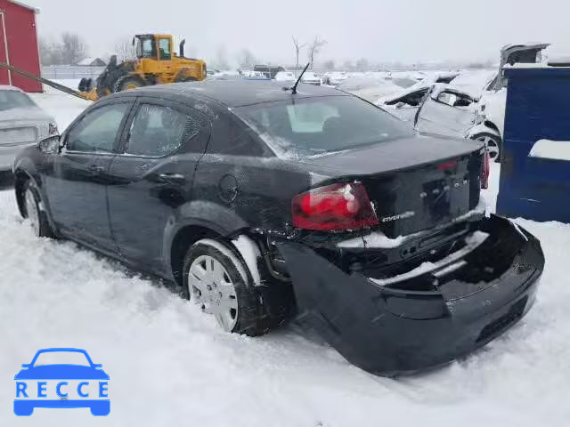 2013 DODGE AVENGER SX 1C3CDZCB5DN502132 зображення 2