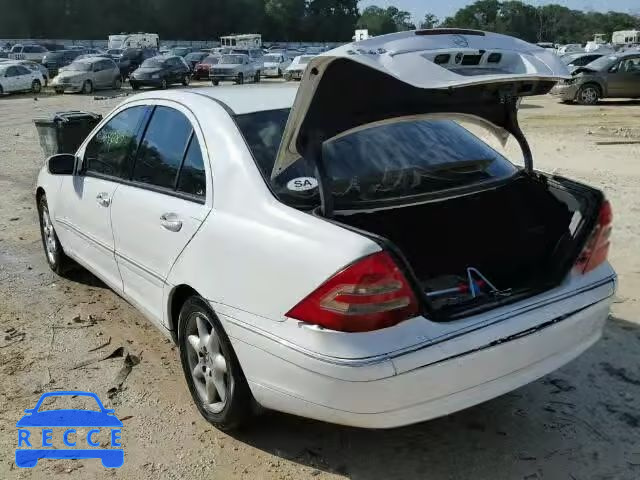 2001 MERCEDES-BENZ C240 WDBRF61J71F076795 image 2