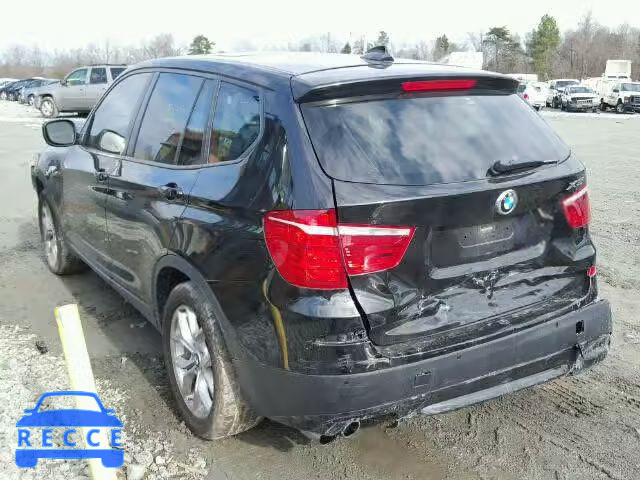 2014 BMW X3 XDRIVE3 5UXWX7C50E0E75405 image 2