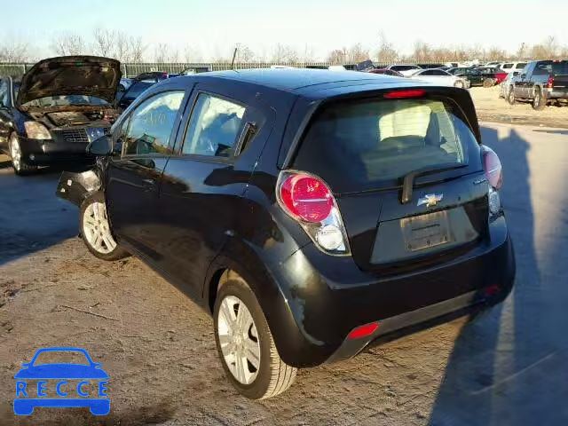 2014 CHEVROLET SPARK 1LT KL8CD6S93EC584649 зображення 2