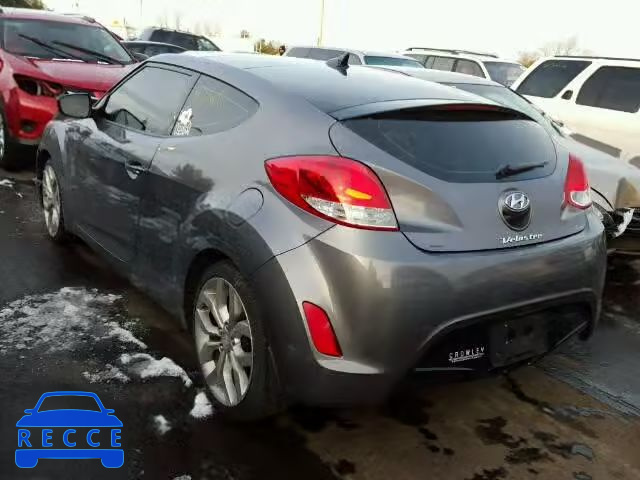 2013 HYUNDAI VELOSTER KMHTC6AD3DU121365 image 2