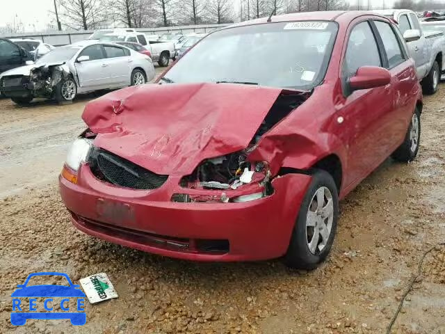 2008 CHEVROLET AVEO/LS KL1TD66628B100947 image 1