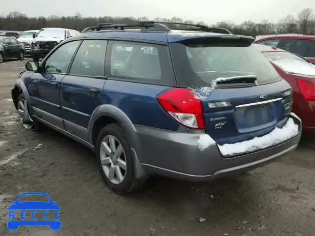 2009 SUBARU OUTBACK 2. 4S4BP61CX97319843 image 2