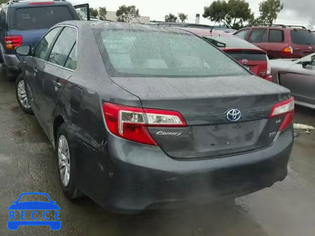 2013 TOYOTA CAMRY HYBR 4T1BD1FK2DU094114 image 2