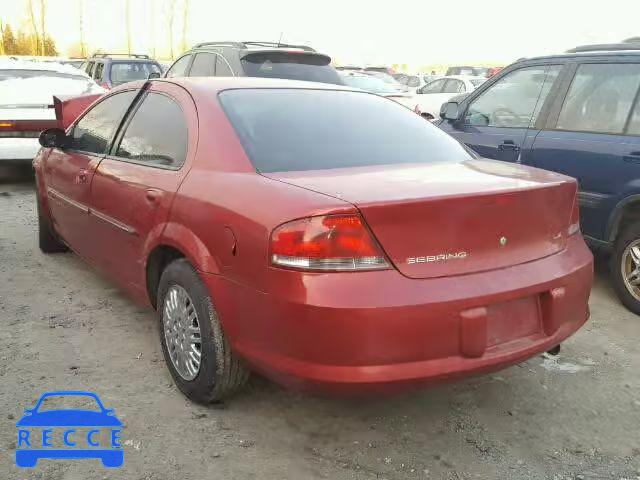 2001 CHRYSLER SEBRING LX 1C3EL46X81N578140 зображення 2