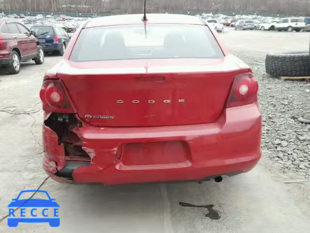 2012 DODGE AVENGER SX 1C3CDZCB7CN133398 image 9