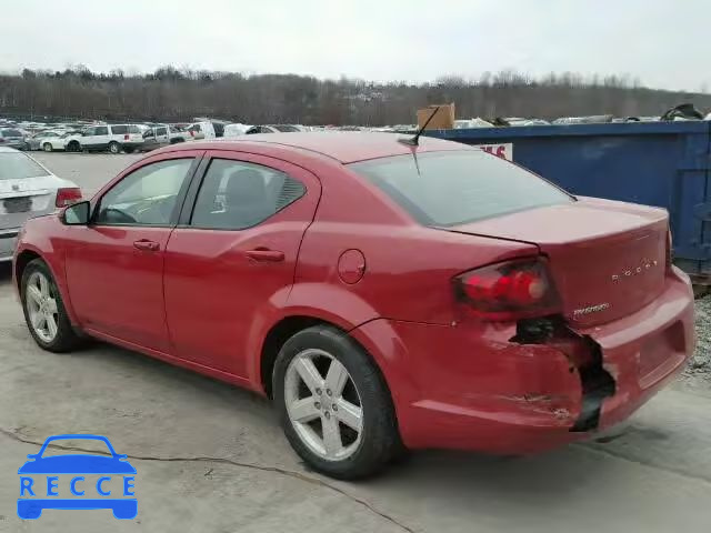 2012 DODGE AVENGER SX 1C3CDZCB7CN133398 Bild 2