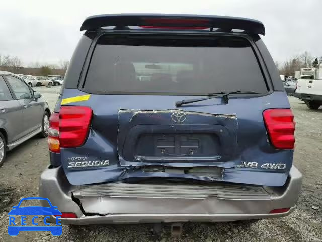 2004 TOYOTA SEQUOIA SR 5TDBT44A94S231847 image 9