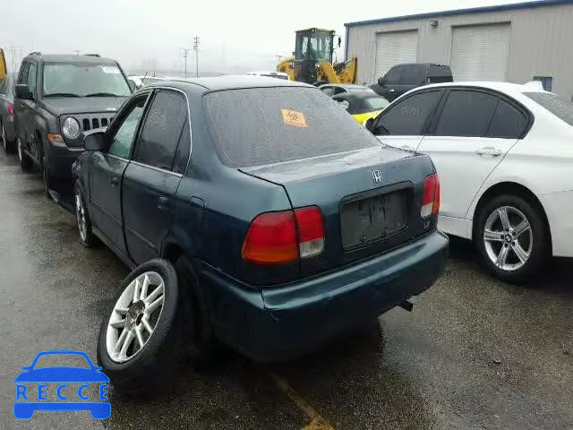 1998 HONDA CIVIC LX 2HGEJ6572WH599386 image 2