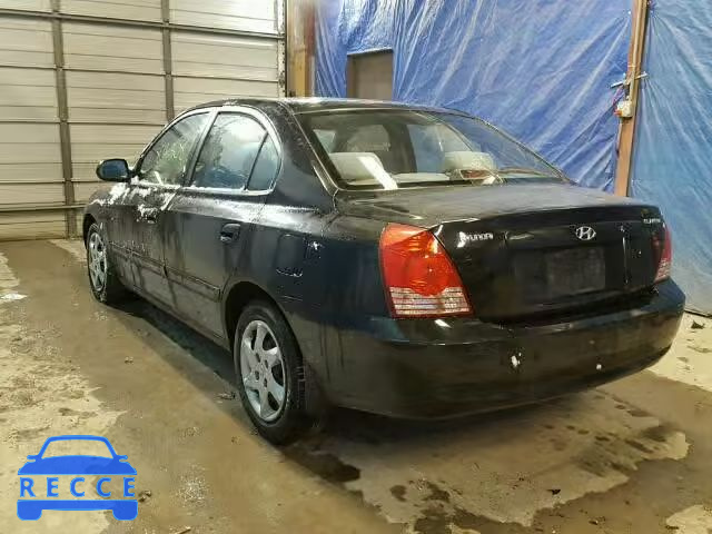 2006 HYUNDAI ELANTRA GL KMHDN46D86U221914 image 2