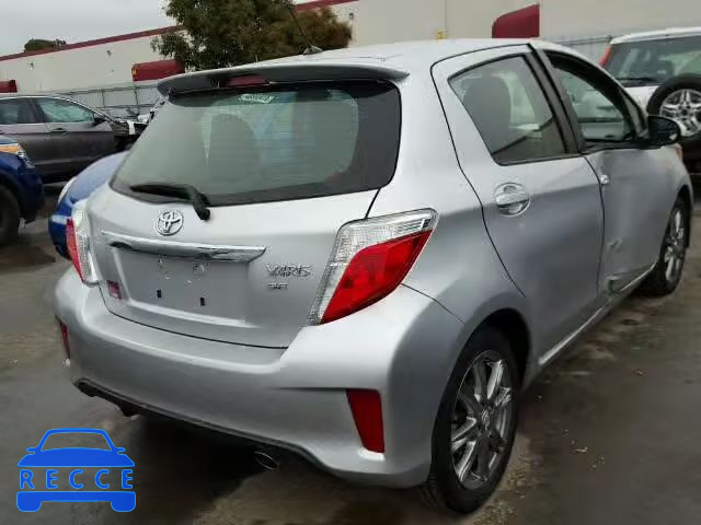 2012 TOYOTA YARIS JTDKTUD3XCD510705 зображення 3