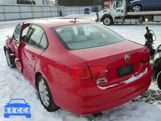 2011 VOLKSWAGEN JETTA SE 3VWDZ7AJ0BM061756 image 2