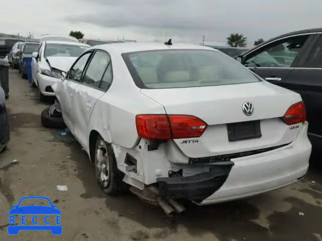 2011 VOLKSWAGEN JETTA SE 3VWBZ7AJ1BM325221 image 2
