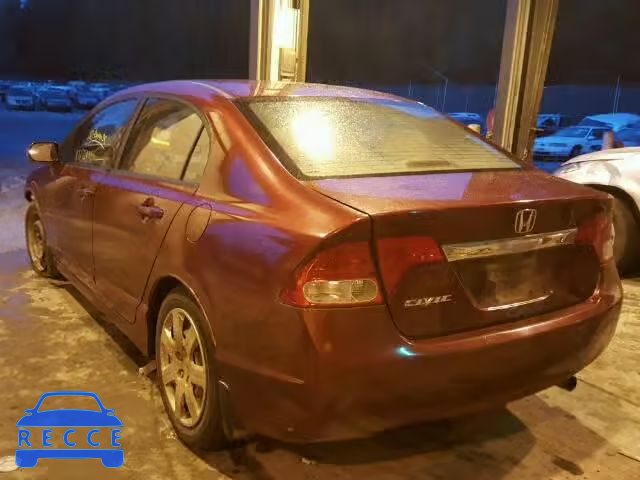 2009 HONDA CIVIC LX 19XFA16509E032547 image 2