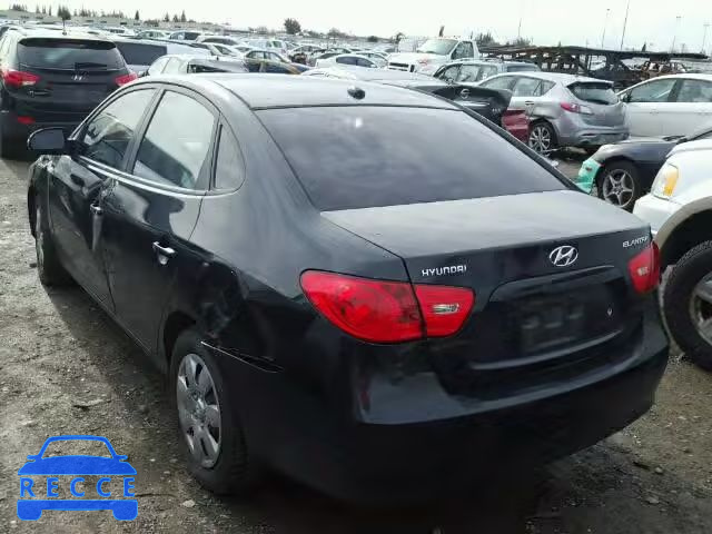 2008 HYUNDAI ELANTRA GL KMHDU46D98U371892 Bild 2