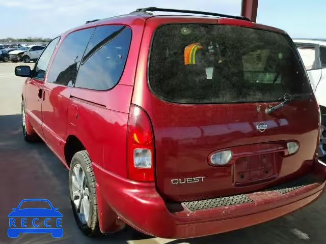 2001 NISSAN QUEST GXE 4N2ZN15T21D804048 зображення 2