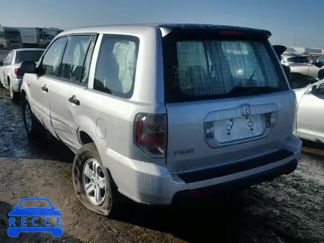 2006 HONDA PILOT LX 5FNYF28116B033450 Bild 2