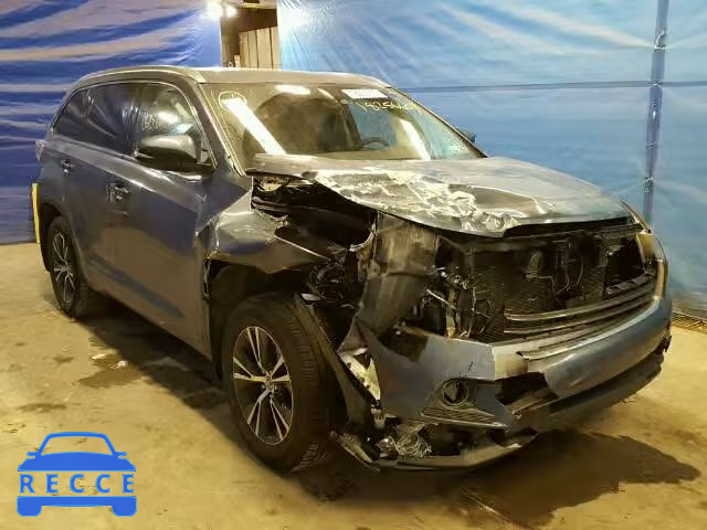 2016 TOYOTA HIGHLANDER 5TDJKRFH5GS307557 Bild 0