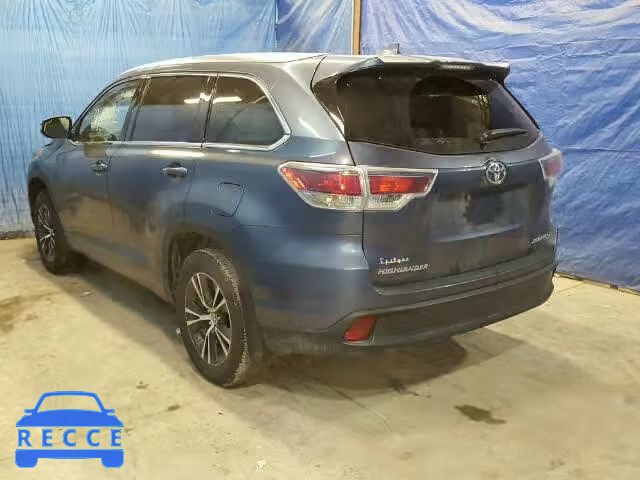 2016 TOYOTA HIGHLANDER 5TDJKRFH5GS307557 Bild 2