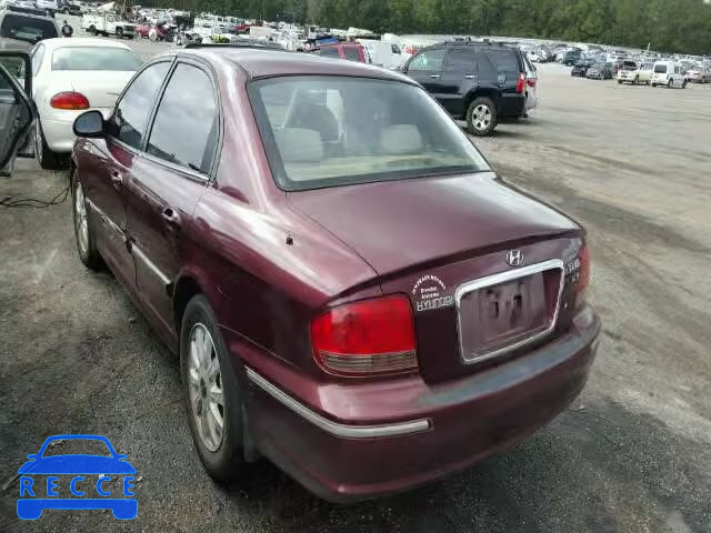 2003 HYUNDAI SONATA GLS KMHWF35H23A757128 image 2