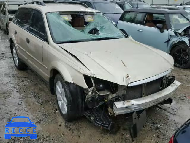 2008 SUBARU OUTBACK 2. 4S4BP61C287349885 image 0