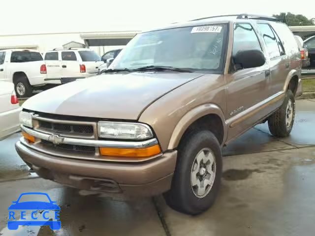 2002 CHEVROLET BLAZER 1GNDT13WX2K207377 зображення 1