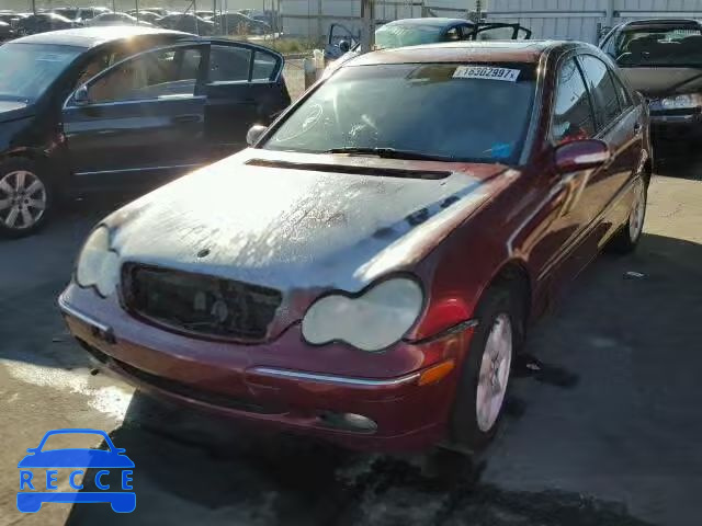 2002 MERCEDES-BENZ C240 WDBRF61J72E008908 image 1