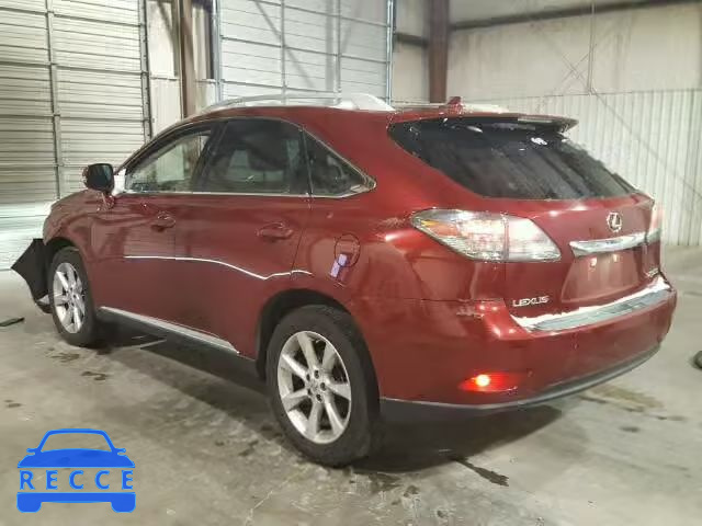 2010 LEXUS RX 350 JTJBK1BAXA2417353 зображення 2