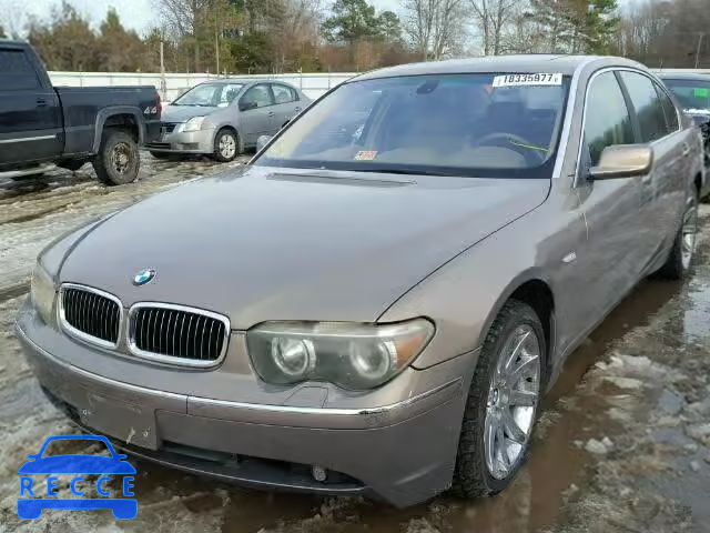 2003 BMW 745LI WBAGN63423DR16657 зображення 1