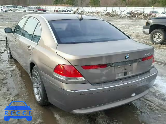 2003 BMW 745LI WBAGN63423DR16657 Bild 2